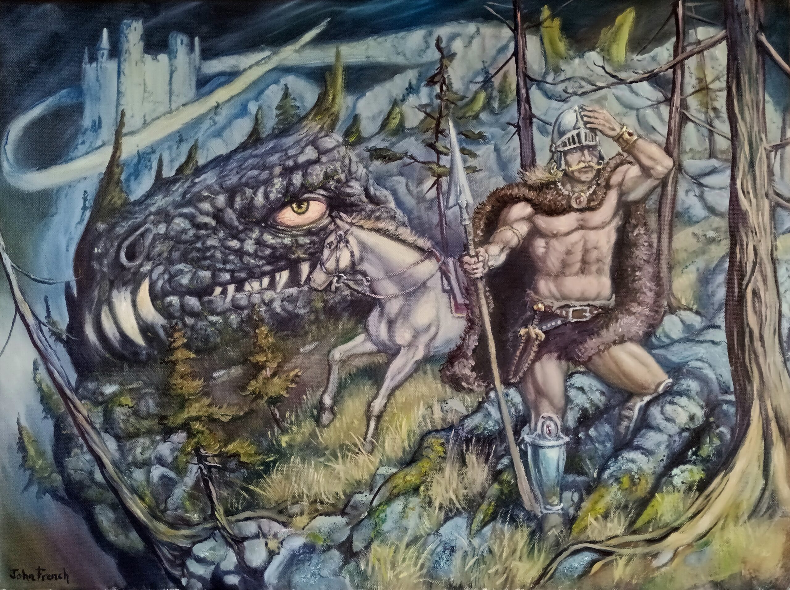 "I Hear There Be A Dragon Somewhere in These Parts!" original for $1149